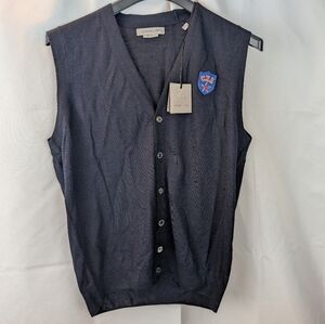 Corneliani navy blue vest  size L (52) BNWT